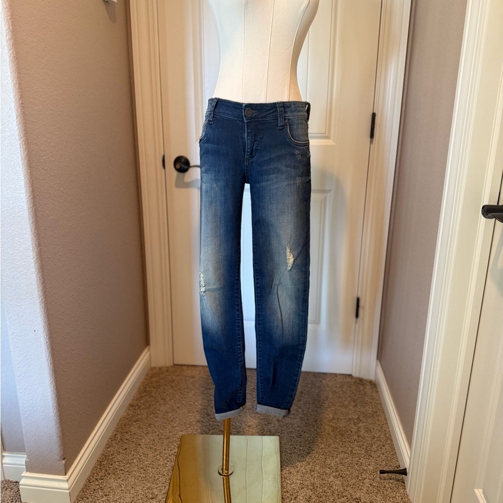 Kut from the Kloth Dark Blue Skinny Jeans